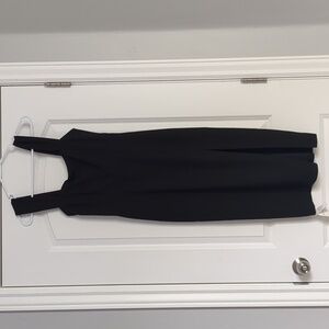 Abercrombie & Fitch Black Wide Strap Midi Dress size XS NWT